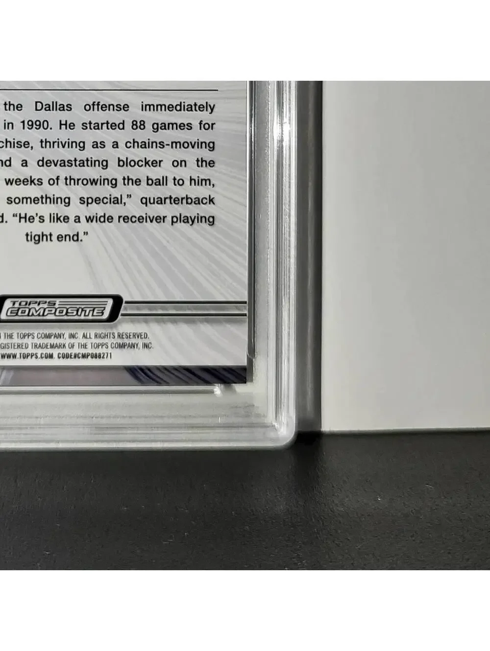 Jay Novacek 2023 Topps Resurgence 23/50 #74 Gold Power Surge PSA 10 Gem Mint